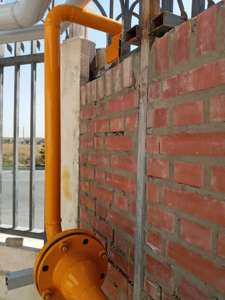 نمونه کارهای لوله کشی گاز ساختمان