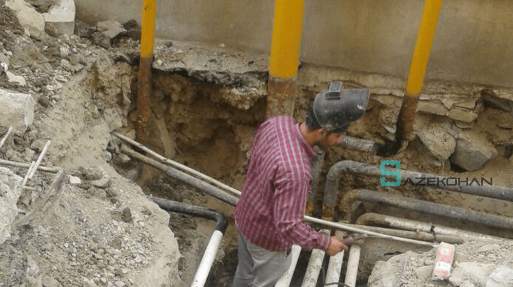 تعرفه لوله کشی گاز توکار